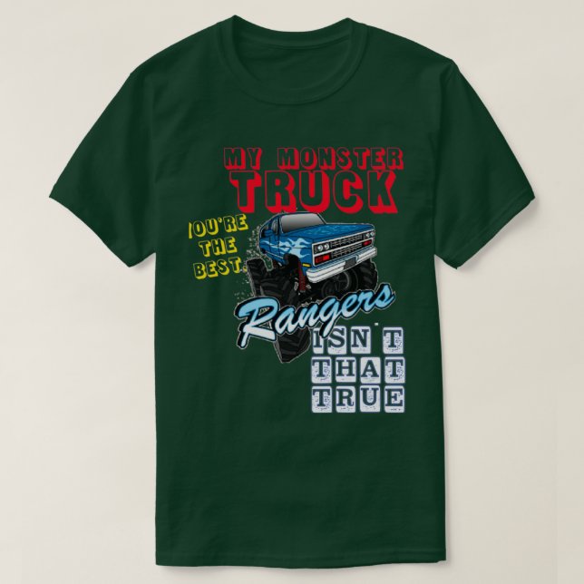 Monster lastbil visstlindiesel t shirt (Design framsida)