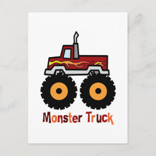 Monster Lastbil Vykort