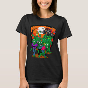 Monster Lastbil Zombie Hunter Halloween Odöda Kill T Shirt