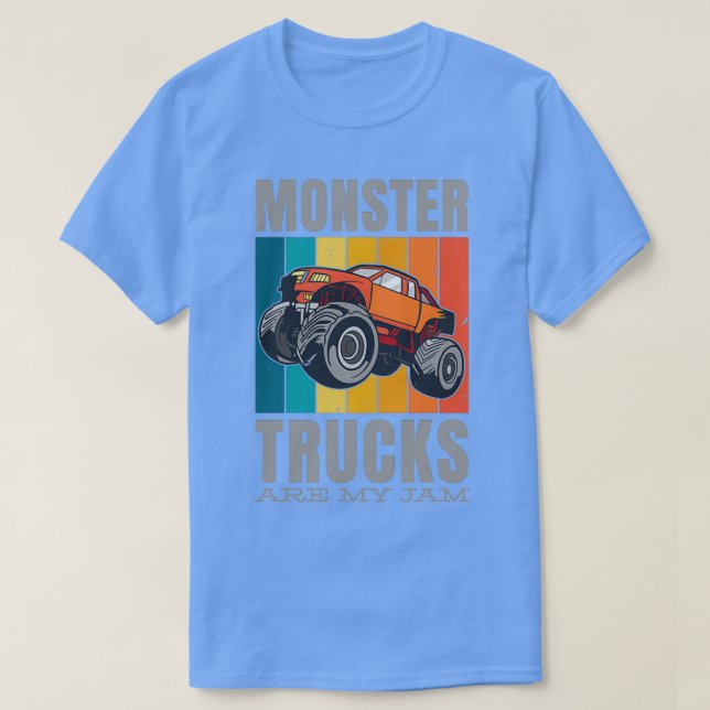 Monster Lastbilar är min Sylt Fläkt-citat T Shirt (Design framsida)
