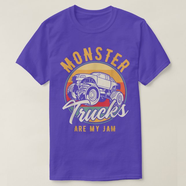 Monster Lastbilar är min Sylt för en Lastbil Fläkt T Shirt (Design framsida)
