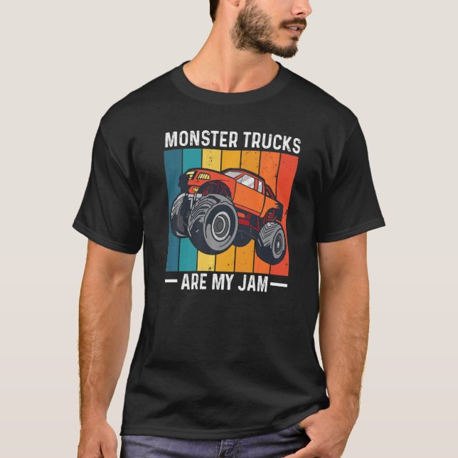 Monster Lastbilar är min Sylt Lastbil-motorväg Kun T Shirt (Framsida)