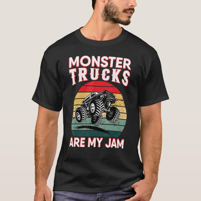 Monster Lastbilar är mina Sylt-motorer, Lastbil Tr T Shirt (Framsida)