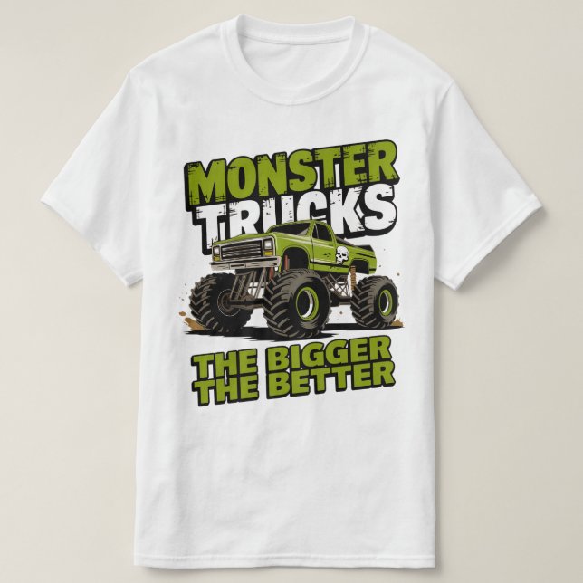Monster Lastbilar - bättre! T Shirt (Design framsida)