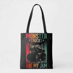 Monster Lastbilar Boys Girls Monster Lastbil Retro Tygkasse
