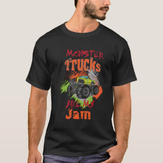 Monster Lastbilar för Boys Birthday Gift för Chris T Shirt