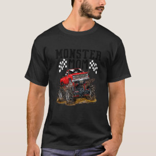 Monster Lastbilar Mamma för födelsedagen Kid Mors T Shirt