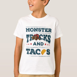 Monster Lastbilar och Tacos T Shirt