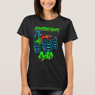 Monster Lastbilar Pappa Electrical Engine Fars dag T Shirt
