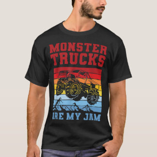 Monster Lastbilar, Retro Sunset Vintage T Shirt
