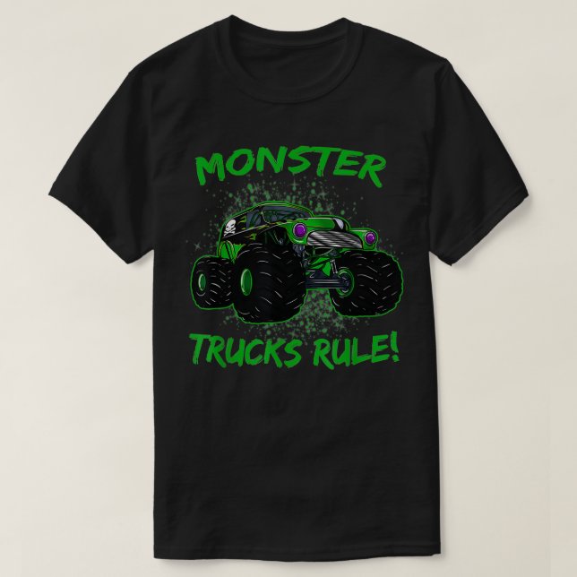 Monster Lastbilar Rule T Shirt (Design framsida)