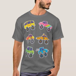 Monster Lastbilar Stunts Boys Girls Coola Monster T Shirt
