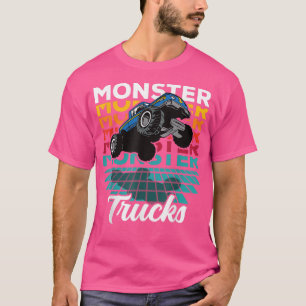 Monster Lastbilar Vintage 4x4 T Shirt