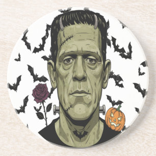 Monster Laughs Funny Spooky Frankenstein Energy Underlägg