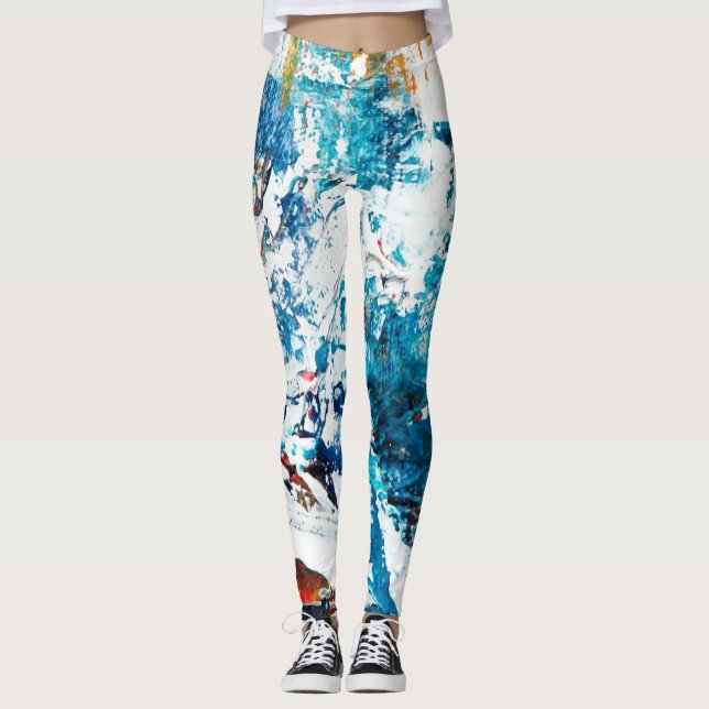 Mönster Leggings (Framsida)