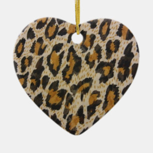 Mönster - Leopard Julgransprydnad Keramik