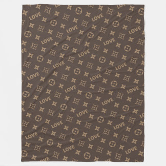 Mönster Louis Vuitton Fleecefilt