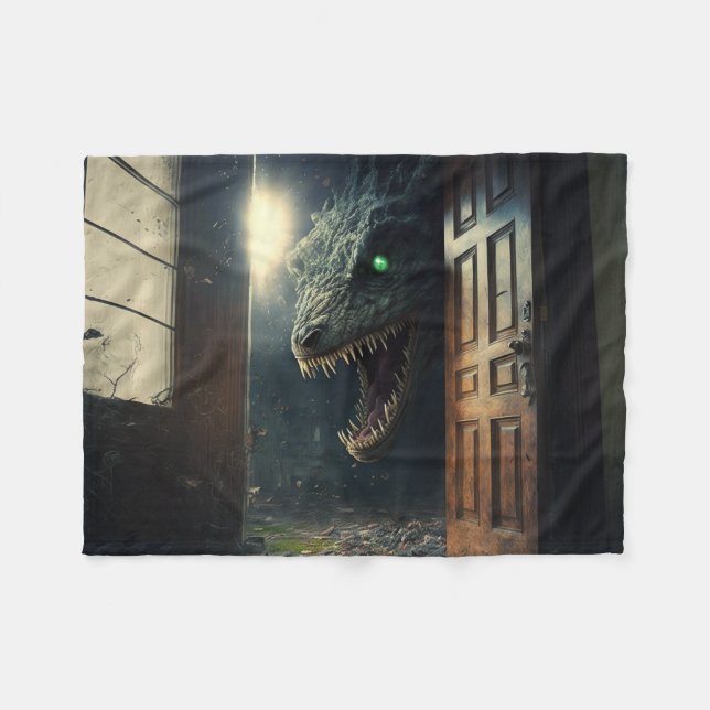 Monster lurk fleecefilt (Framsidan (Horisontell))