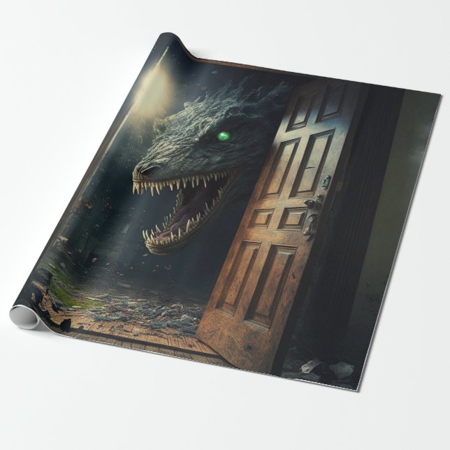 Monster lurk presentpapper (Utrullad)