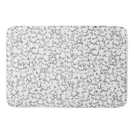 Mönster lustig humor badrumsmatta