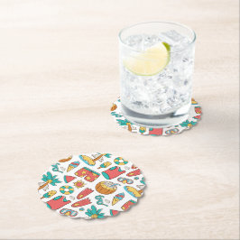 mönster lustig sommarsemester underlägg papper