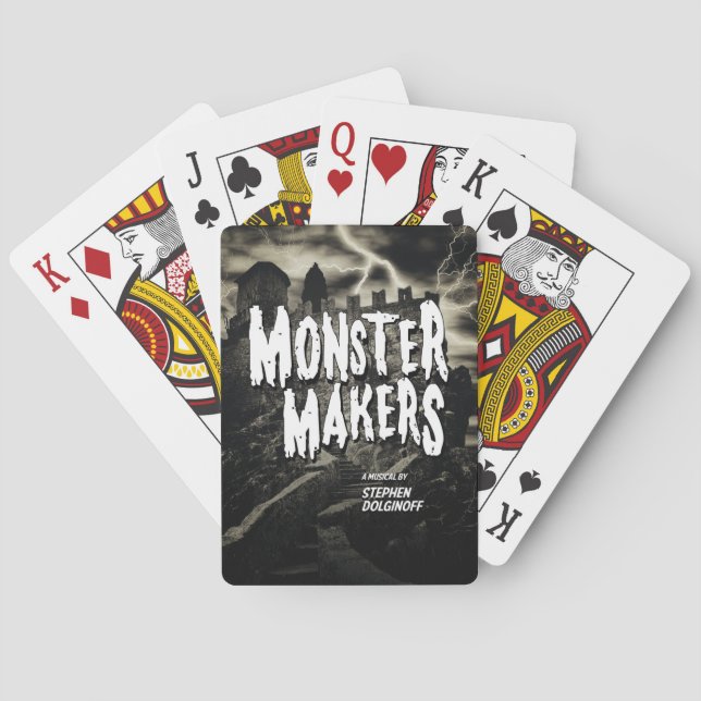 MONSTER MAKERS-kort Casinokort (Baksidan)
