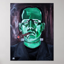 Monster-målningen av Alfred Fox Poster