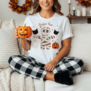 Monster Mamma Halloween Mummy Kvinnors T-Shirt