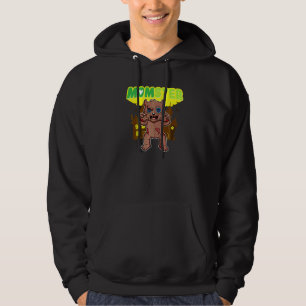 Monster Mamma Monster Mamma Skräck Halloween Mamma Hoodie