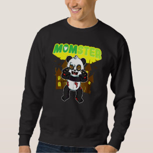 Monster Mamma Monster Mamma Skräck Halloween Mamma Lång Ärmad Tröja