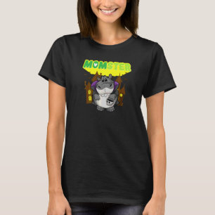 Monster Mamma Monster Mamma Skräck Halloween Mamma T Shirt