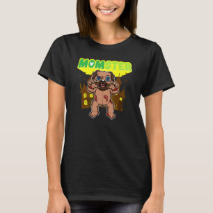 Monster Mamma Monster Mamma Skräck Halloween Mamma T Shirt