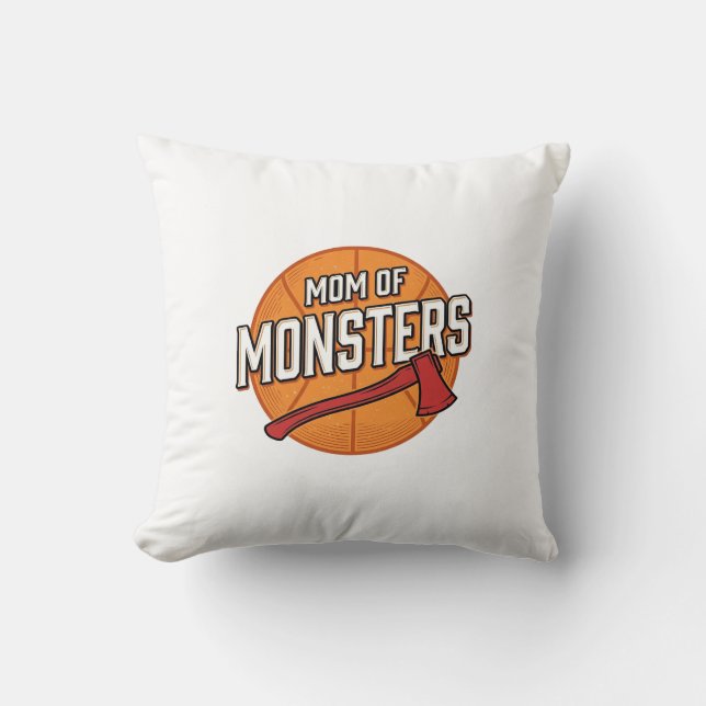 Monster Mammas Vintage Basket Mammas Design_1 Kudde (Framsida)