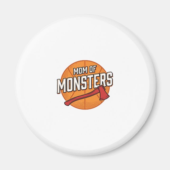 Monster Mammas Vintage Basket Mammas Design_1 Magnet (Framsidan)
