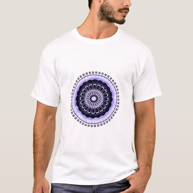 mönster mandala t shirt (Framsida)