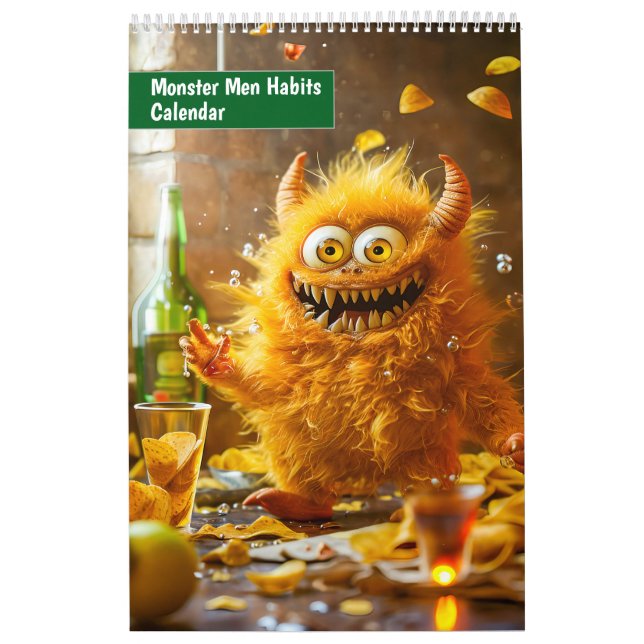 Monster Mäns Vanor – Kalender (Omslag)