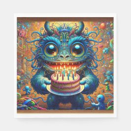 MONSTER MASH BIRTHDAY PAPPERSSERVETT