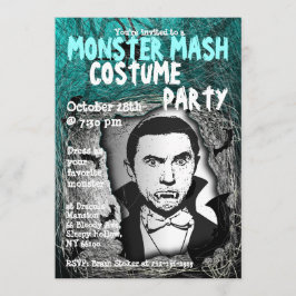 Monster Mash Halloween Costume Party-inbjudan Inbjudningar