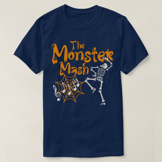 Monster Mash Halloween fest T Shirt (Design framsida)