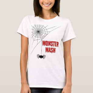 Monster Mash Halloween Spindelnät T Shirt