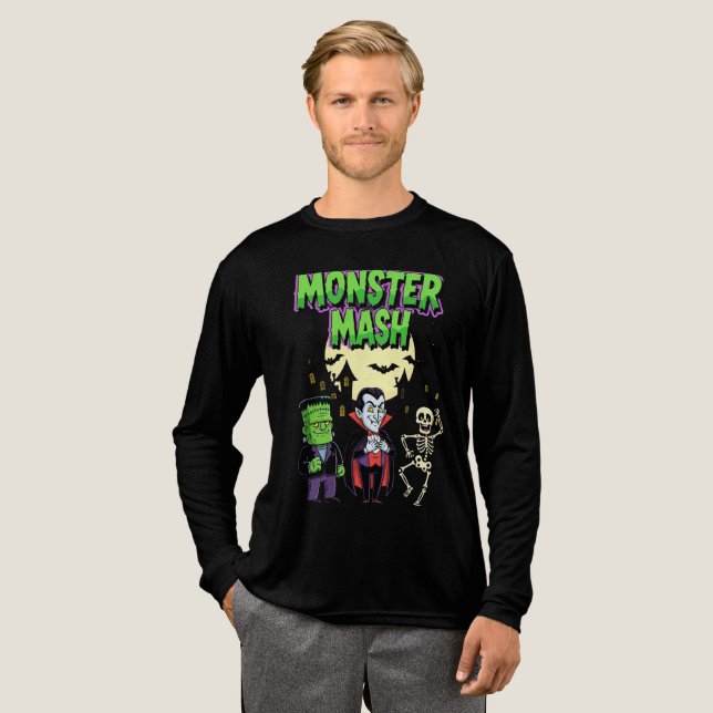 Monster Mash Halloween T-Shirt | Retro Classic  (Hel framsida)