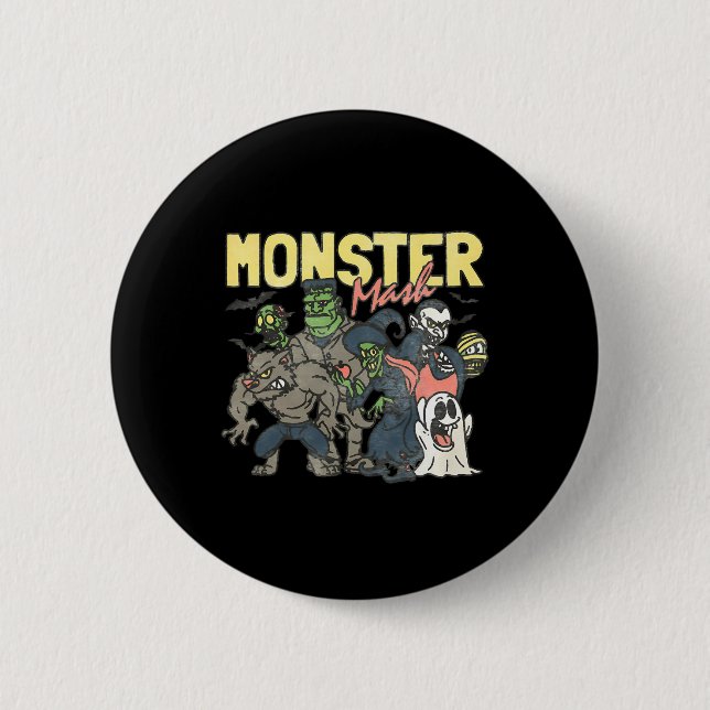 Monster Mash Happy halloween Spooky Season Trick O Knapp (Framsida)