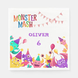 Monster Mash Party Napkins - Kids Birthday Pappersservett