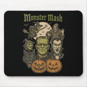 Monster Mash Retro Halloween Funny Monster Spooky Musmatta