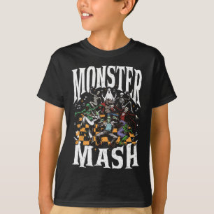 Monster Mash Retro Halloween Funny Monster Spooky T Shirt