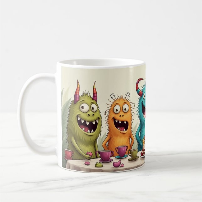 Monster mash tea bash kaffemugg (Vänster)