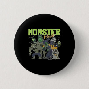 Monster Mash Vintage Ghost Halloween Funny Knapp