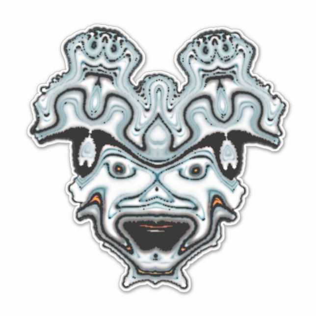 Monster Mask Klistermärken (Framsida)