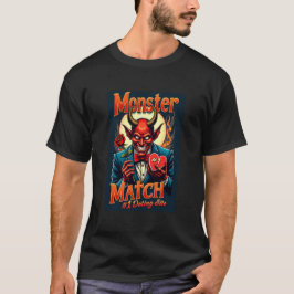 Monster Match Dating-webbplats Djävulen Edition T Shirt