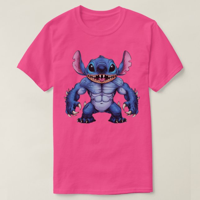Monster Mayhem i Hawaii TShirt T Shirt (Design framsida)